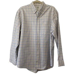 Izod Vintage Long-sleeve Button Down Shirt   Sz L‎